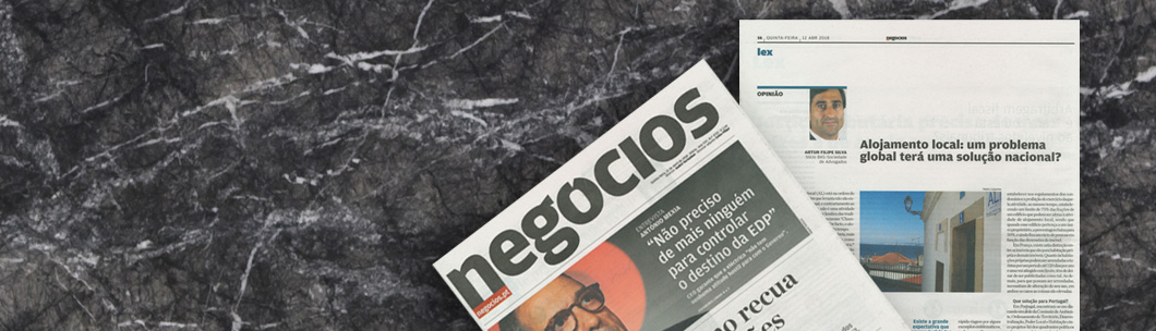 Alojamento Local | Jornal de Negócios | Local Accommodation
