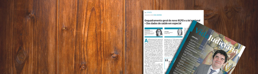 RGPD | Vida Judiciária | GDPR
